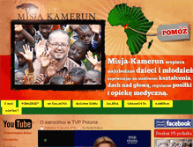 Tablet Screenshot of misja-kamerun.pl